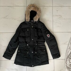 Utex winter jacket with removable hood